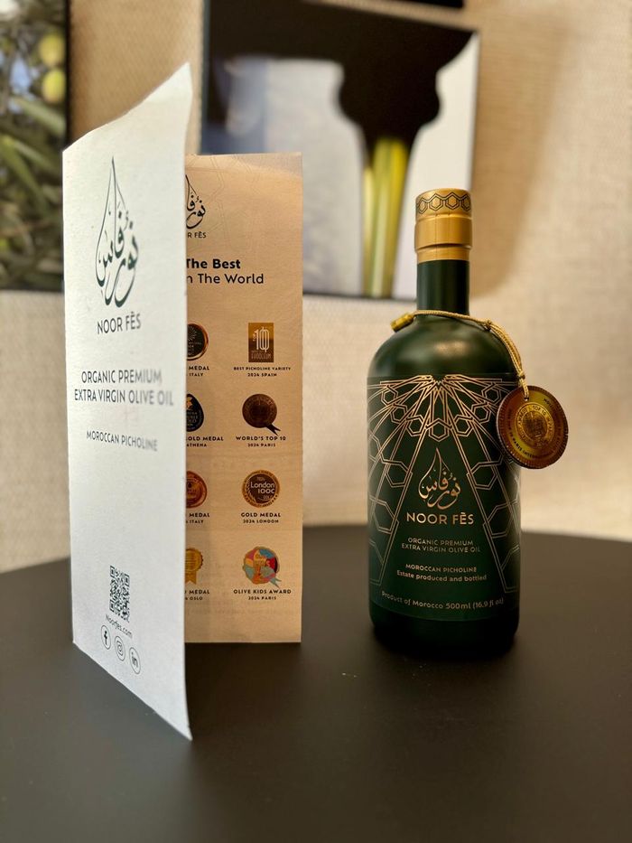 Organic Extra Virgin Olive Oil Noor Fès