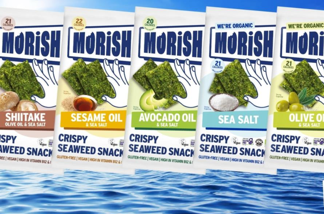 Britain’s newest snack brand goes live: MORiSH debuts nutrient-dense crispy seaweed snacks