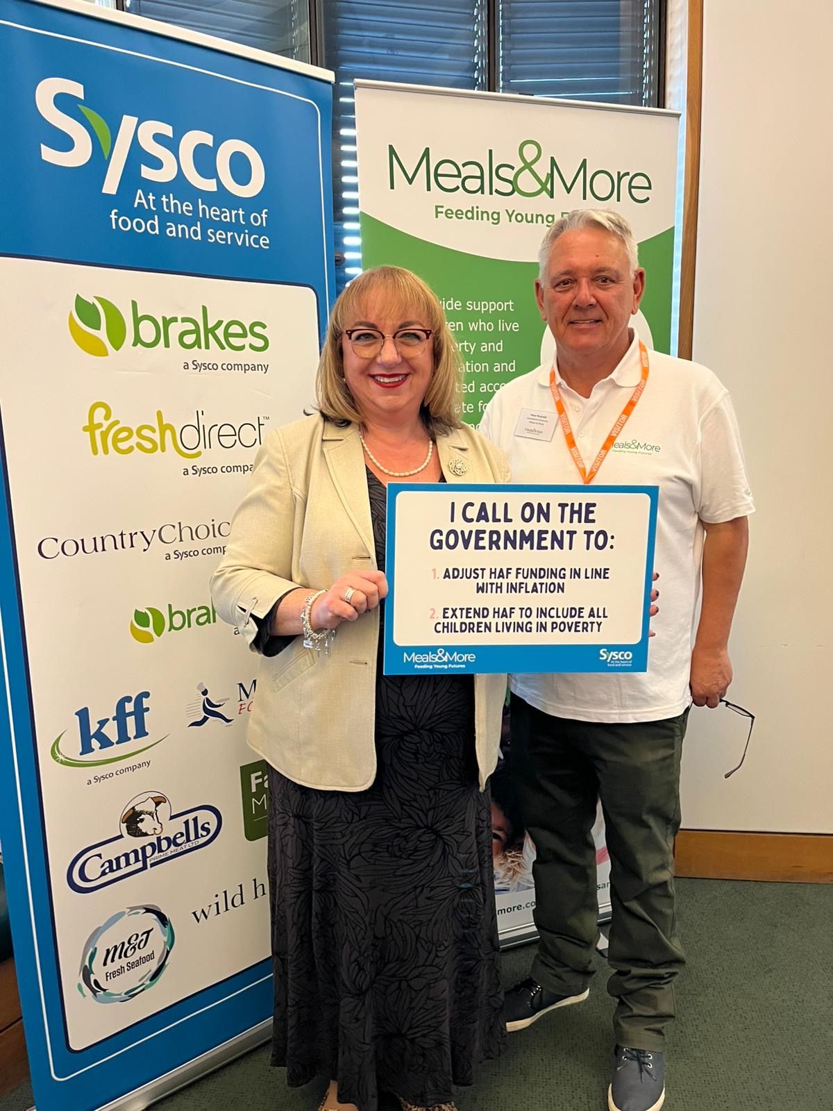 Sysco GB and Meals & More urge Government action on child food poverty at Westminster briefing