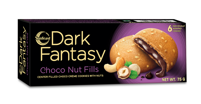 Sunfeast Dark Fanstasy - Choco Nut Fills 75g