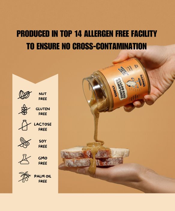 SUNFLY Smooth Sunflower Seed Butter. 
