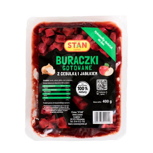 Beetroots with onions and apple 400 g