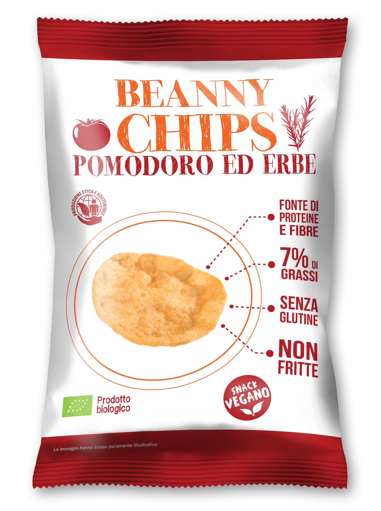 Beanny Chips Tomato & Herbs