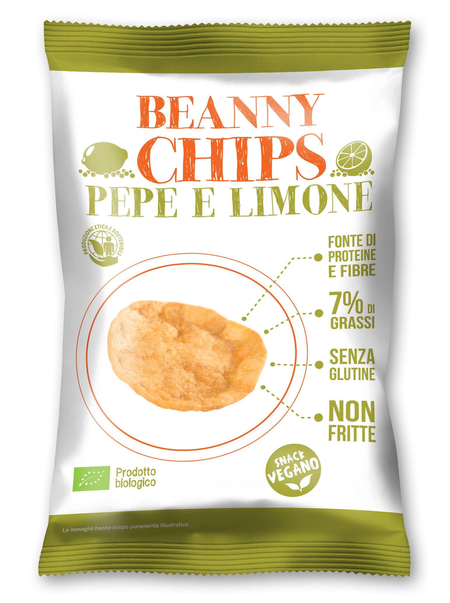 Beanny Chips Pepper & Lemon