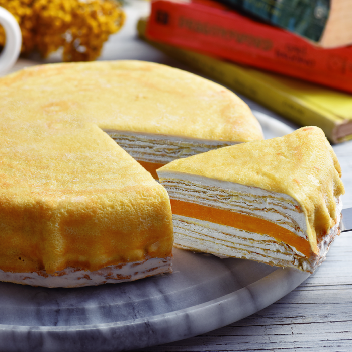 Mango Tango Mille Crepe Cake