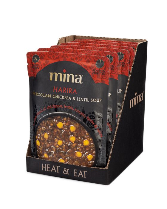 Harira, Moroccan Chickpea & Lentil Soup  