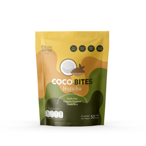 HOJICHA COCONUT SNACK BARS 50G