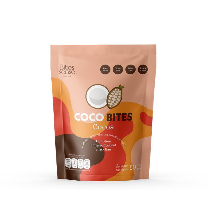COCOA COCONUT SNACK BARS 50G