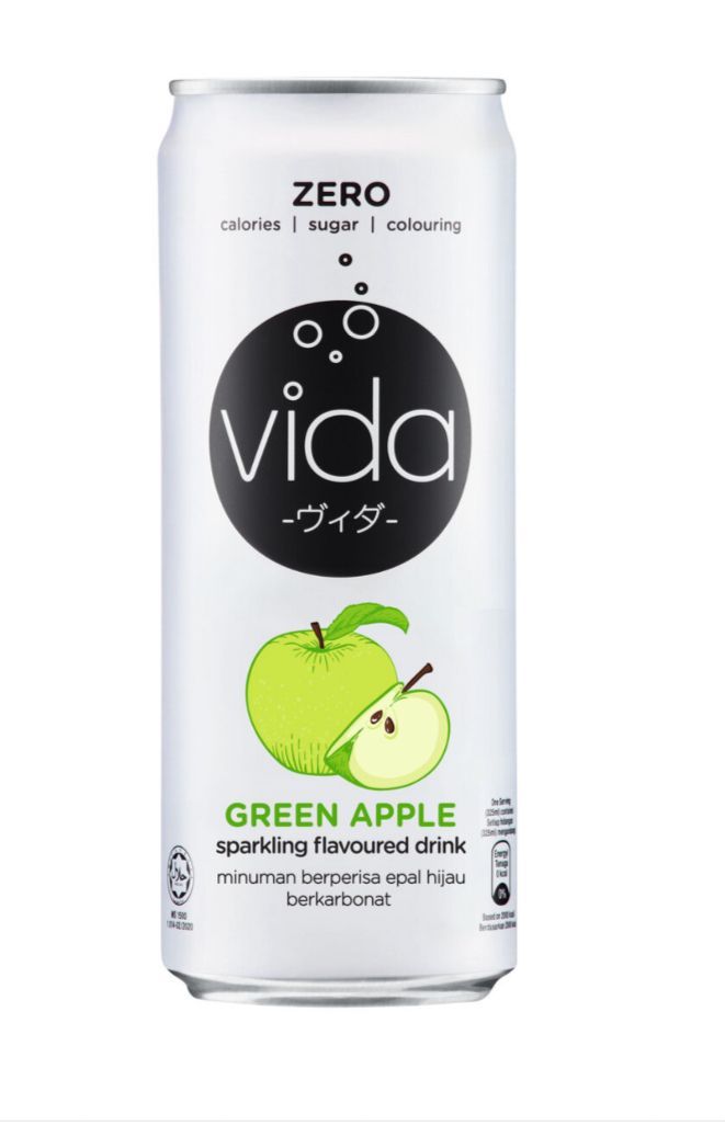 VIDA ZERO GREEN APPLE SPARKLING DRINK