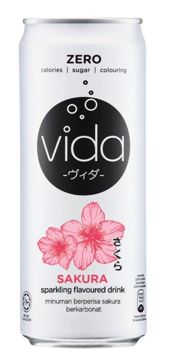 VIDA ZERO SAKURA SPARKLING DRINK
