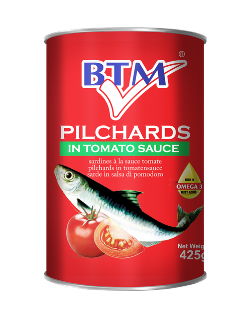 BTM Pilchards in Tomato Sauce 425gm