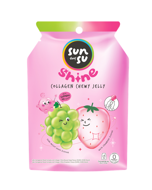 SUNSU SHINE COLLAGEN WHITE STRAWBERRY SHINE MUSCAT GRAPE 