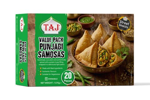 Punjabi Samosa Value Packs 1.5Kg - New for 2026!