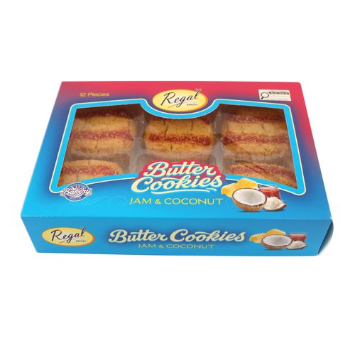 Jam & Coconut Butter Cookies