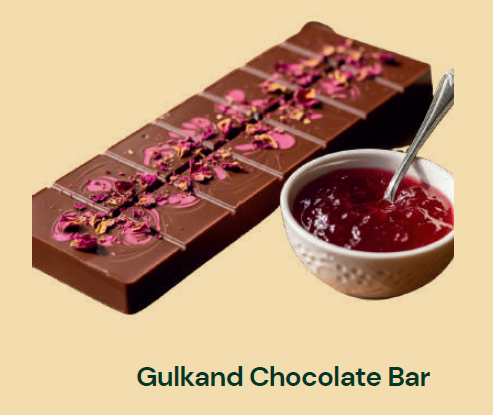 Gulkand Chocolate Bar