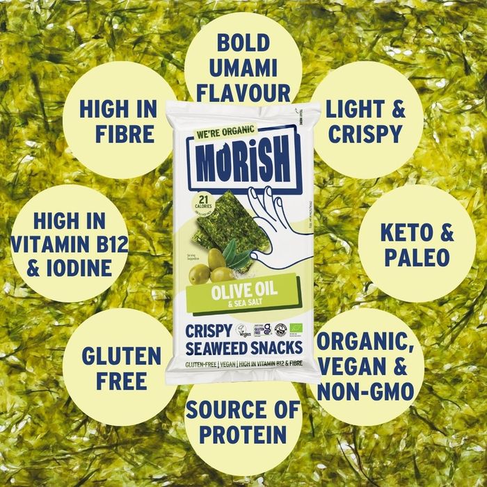 Organic Olive Oil Seaweed Snacks