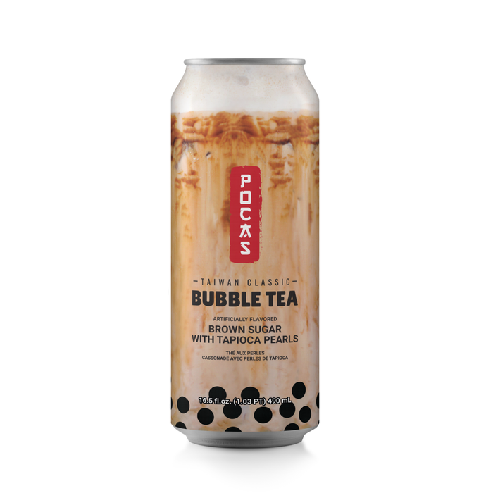 Pocas Bubble Tea Brown Sugar Flavour 490ml