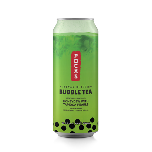 Pocas Bubble Tea Honeydew Flavour 490ml