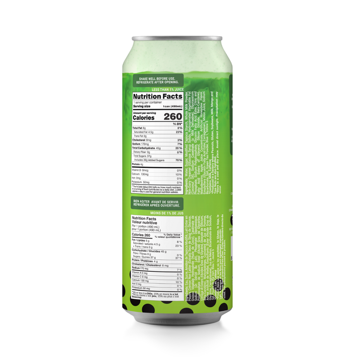 Pocas Bubble Tea Honeydew Flavour 490ml