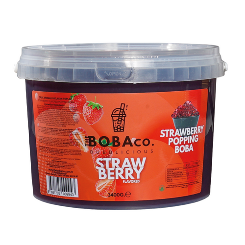 Popping Boba - Bursting Boba - Strawberry 3.4kg