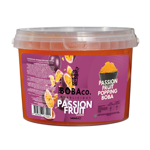 Popping Boba - Bursting Boba - Passion Fruit 3.4kg