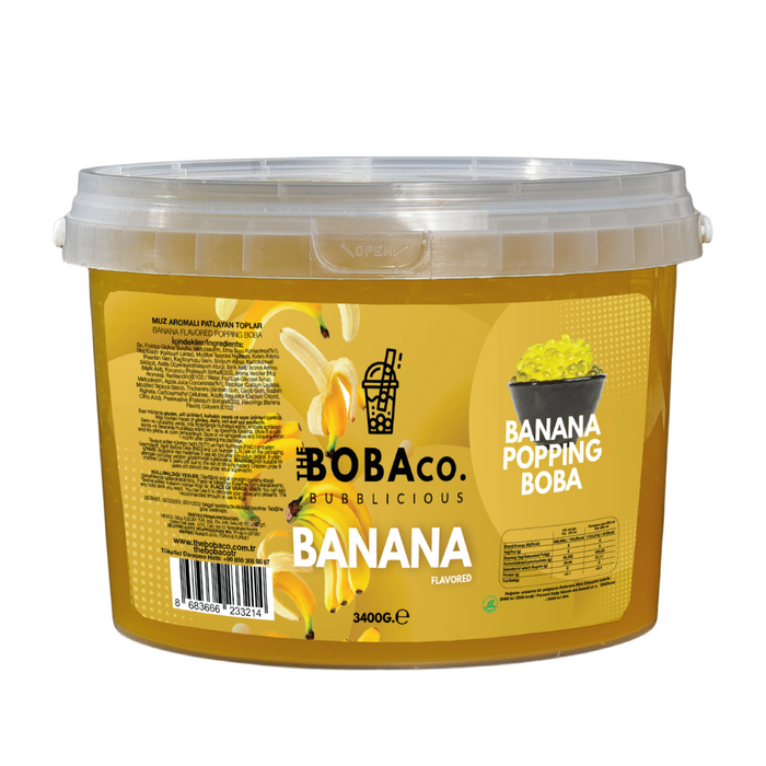 Popping Boba - Bursting Boba - Banana 3.4kg