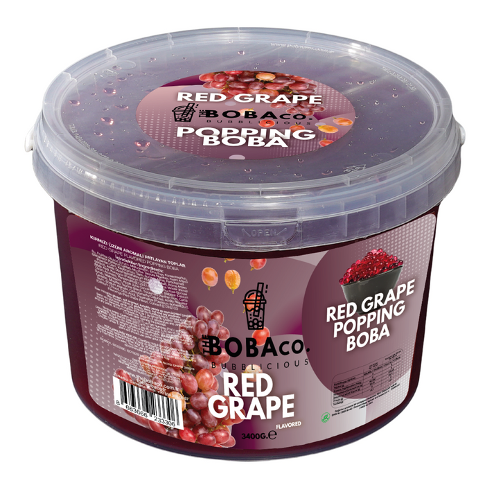 Popping Boba - Bursting Boba - Red Grape 3.4kg