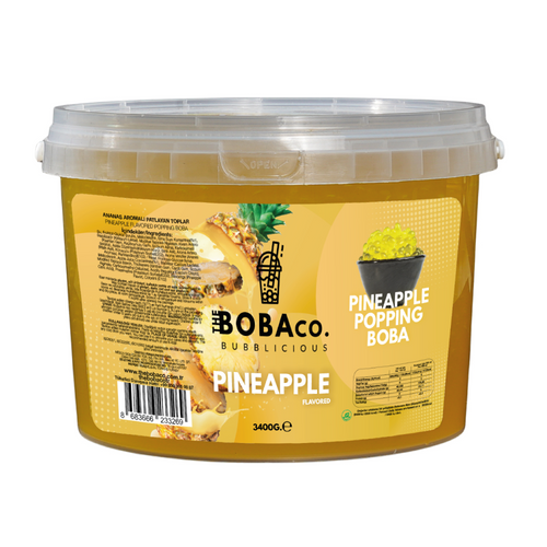 Popping Boba - Bursting Boba - Pineapple 3.4kg