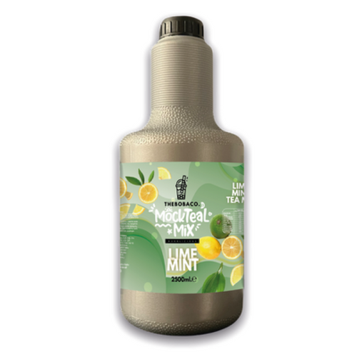The Boba Co. - COOL LIME - MOCKTEAL MIX - 2,5 KG Concentrated Tea Mixes