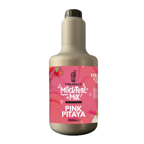 The Boba Co. -  PINK PITAYA - MOCKTEAL MIX - 2,5 KG Concentrated Tea Mixes