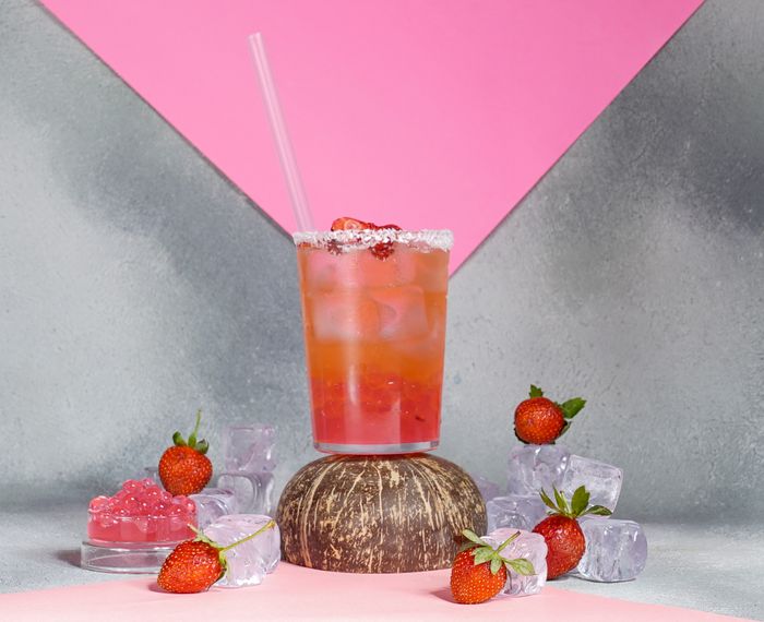 The Boba Co. -  PINK PITAYA - MOCKTEAL MIX - 2,5 KG Concentrated Tea Mixes