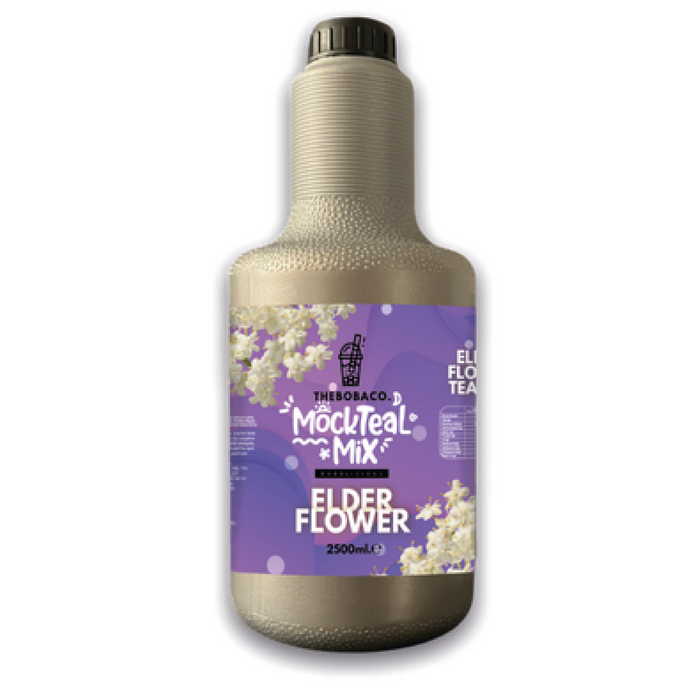The Boba Co. - ELDERFLOWER - MOCKTEAL MIX - 2,5 KG Concentrated Tea Mixes