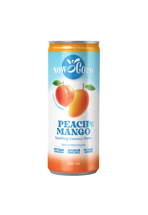 Peach & Mango Sparkling Coconut Water