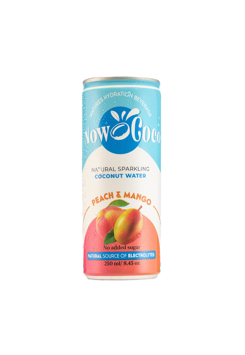 Peach & Mango Sparkling Coconut Water