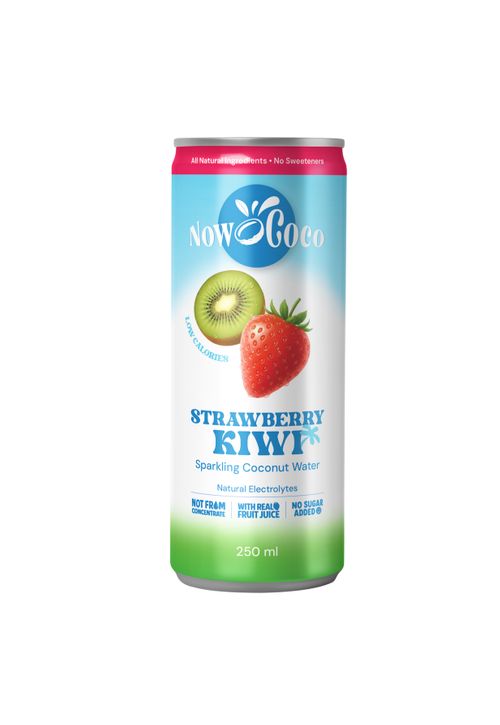 Strawberry & Kiwi Sparkling Coconut Water