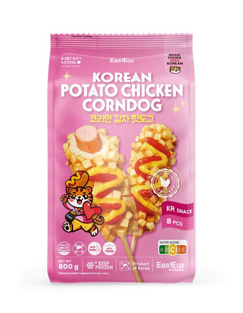 Korean Potato Chicken Corndog