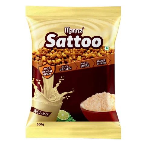 Manna Sattoo - 100% Natural - Rich in protein, vitamins, dietary fibre and iron - 500g