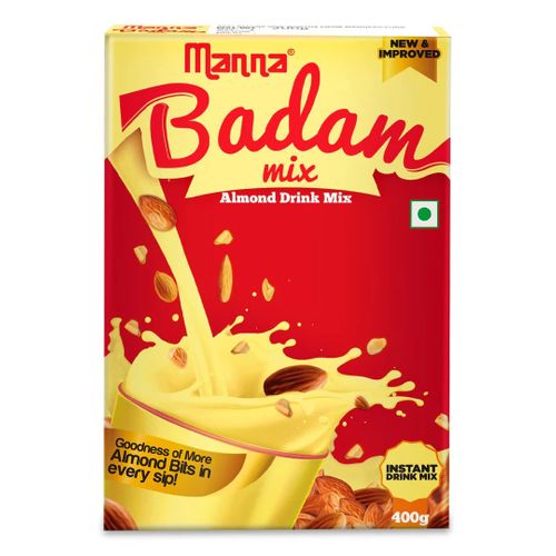 Manna Badam Mix - Real bits of Badam - Instant Drink mix - 200g