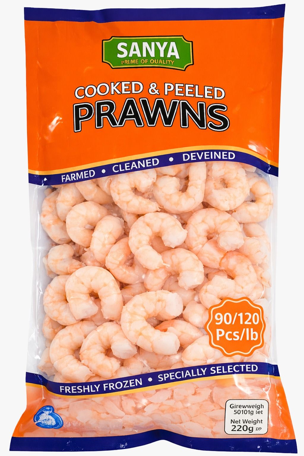 IQF COOKED PND  PRAWNS