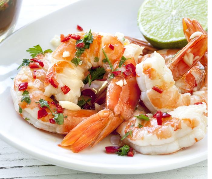 Cooked PTO King Prawns 