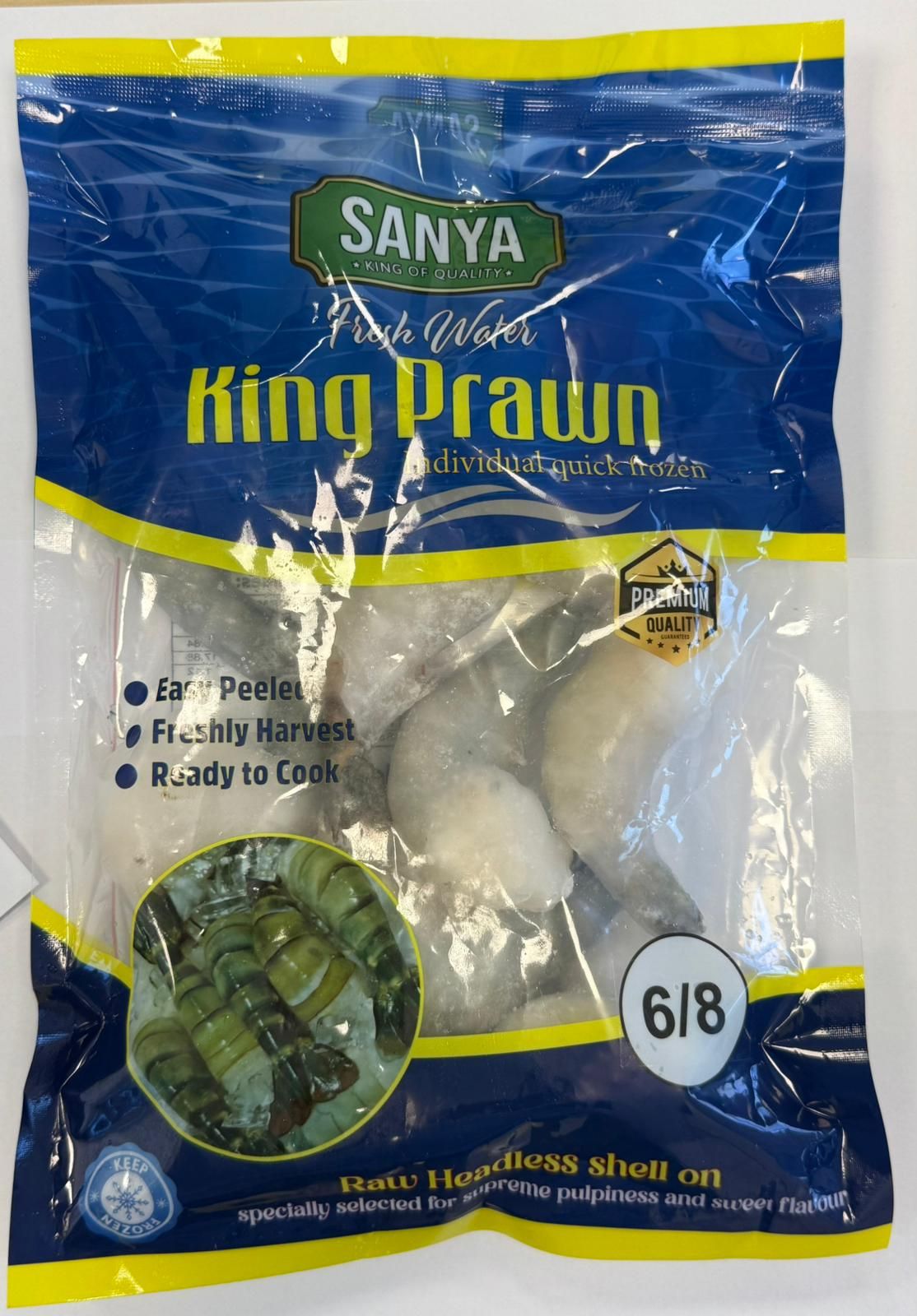 IQF - Raw HLSO Fresh Water King Prawns 
