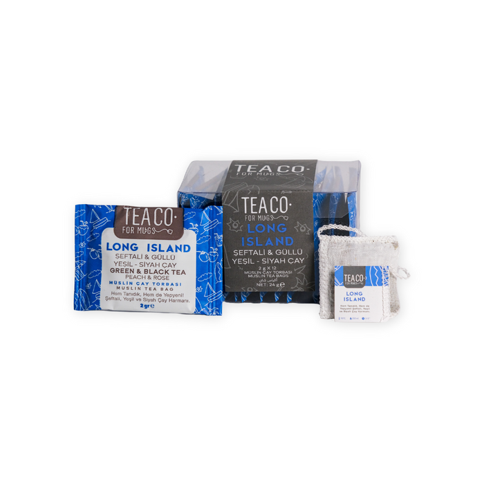 TEA CO. - LONG ISLAND - 2gX12 Muslin Tea Bags