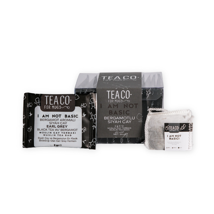 TEA CO. - I AM NOT BASIC - 2gX12 Muslin Tea Bags