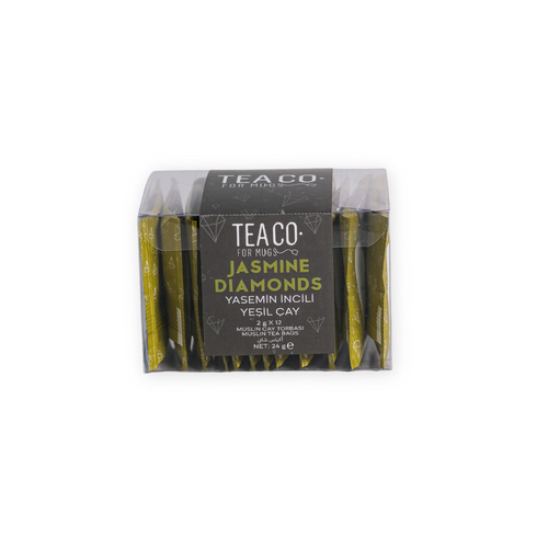 TEA CO. -  JASMINE DIAMONDS - 2gX12 Muslin Tea Bags