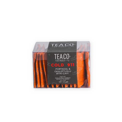 TEA CO. - COLD 911 - 2gX12 Muslin Tea Bags