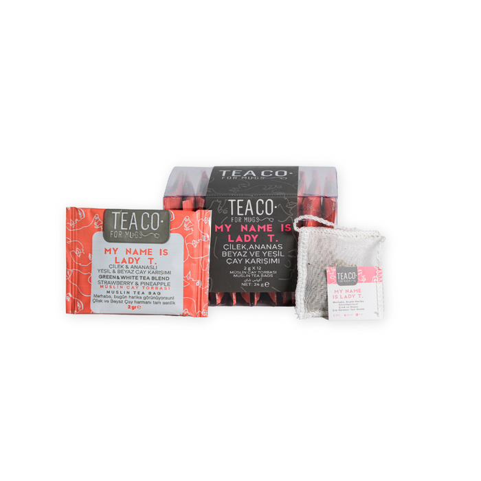TEA CO. - MY NAME IS LADY T. - 2gX12 Muslin Tea Bags
