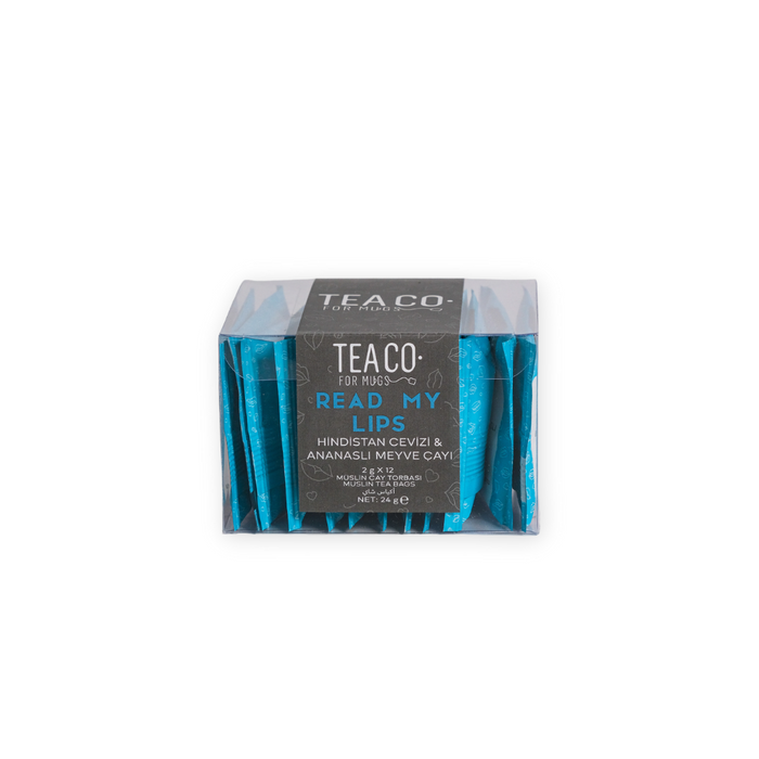 TEA CO. - READ MY LIPS - 2gX12 Muslin Tea Bags