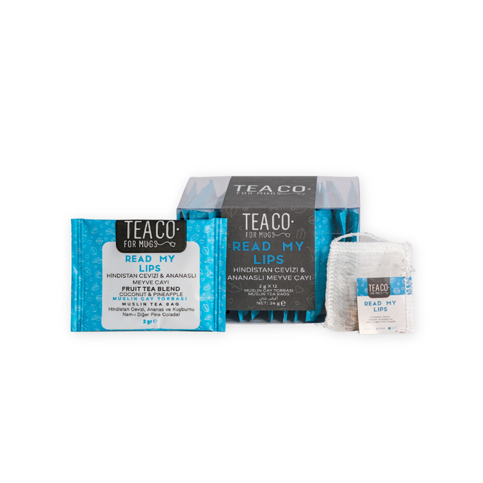 TEA CO. - READ MY LIPS - 2gX12 Muslin Tea Bags