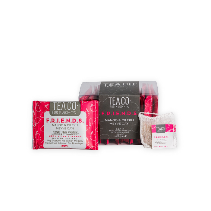 TEA CO. - F.R.I.E.N.D.S.  - 2gX12 Muslin Tea Bags