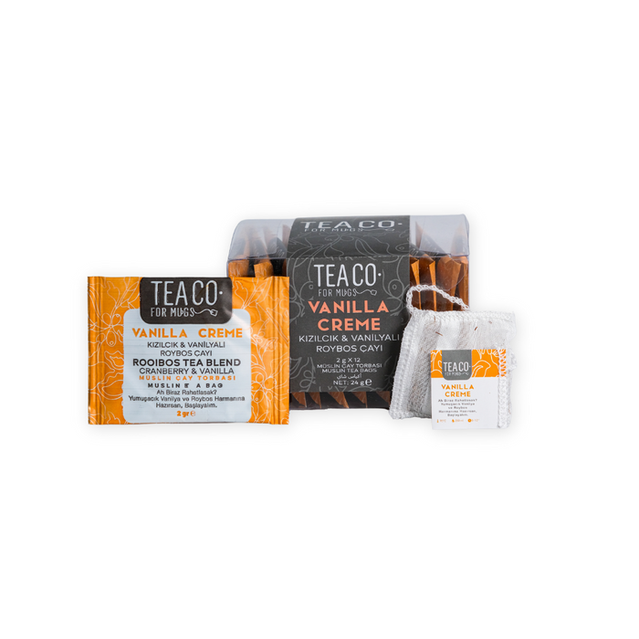 TEA CO. - VANILLA CREME - 2gX12 Muslin Tea Bags